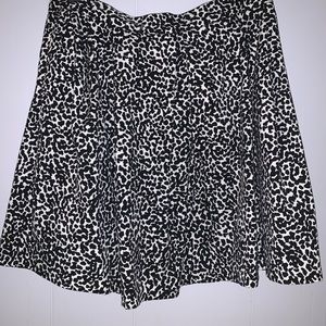 Print skirt, with pockets